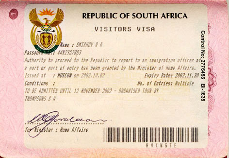 африканская виза