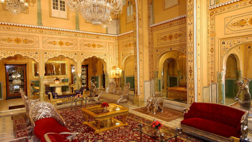 Президентские апартаменты в Raj Palace, Джайпур, Индия